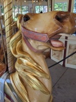 Carousel horse, Saratoga Springs